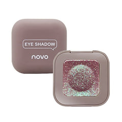 NOVO 10 Colors Glitter Eyeshadow Gel Metallic Powder Pigment Perfume Shining Cosmetics Eye Makeup Highlighter Creamy Palette