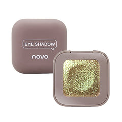 NOVO 10 Colors Glitter Eyeshadow Gel Metallic Powder Pigment Perfume Shining Cosmetics Eye Makeup Highlighter Creamy Palette