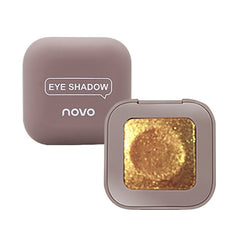 NOVO 10 Colors Glitter Eyeshadow Gel Metallic Powder Pigment Perfume Shining Cosmetics Eye Makeup Highlighter Creamy Palette