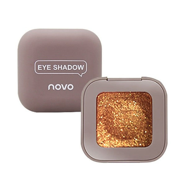 NOVO 10 Colors Glitter Eyeshadow Gel Metallic Powder Pigment Perfume Shining Cosmetics Eye Makeup Highlighter Creamy Palette