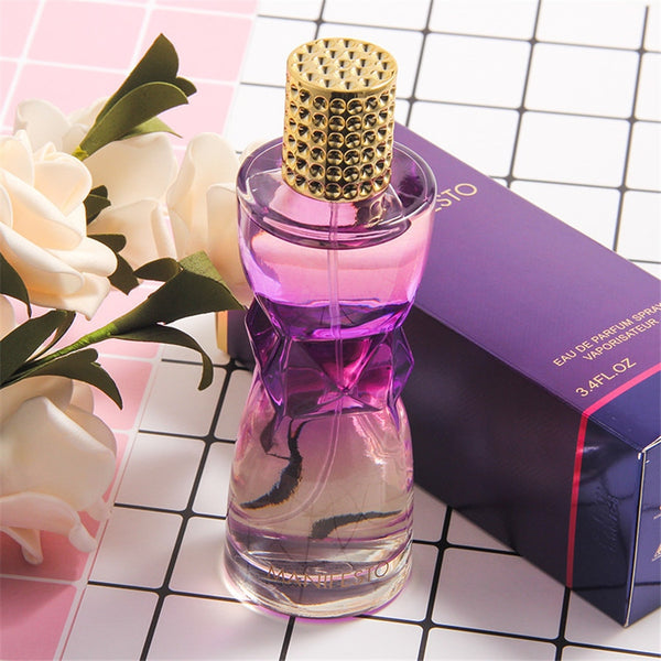 100ml Perfume Women Long Lasting Atomizer Glass Bottle Lady Flower Fragrance Spray Scent Parfum Antiperspirant