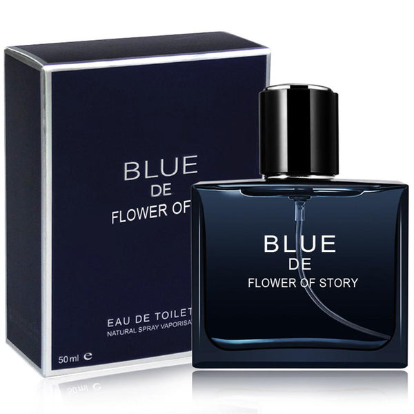 VIBRANT GLAMOUR 50ml Long Lasting Men Perfume Marine Woody Body Spray Glass Bottle Perfumes Classic Gentleman Male Fragrance
