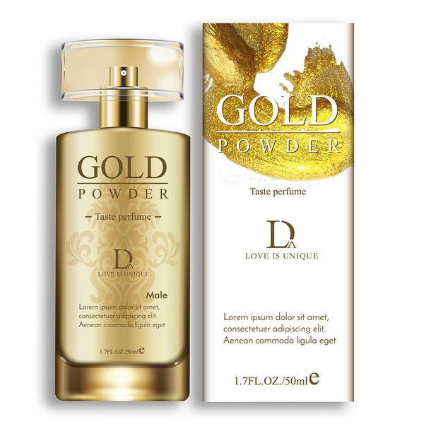 VIBRANT GLAMOUR 50ml Charming Gold Powder Perfume Sexy Flirt Perfumes Deodorant Fragrance for Men & Women Sex