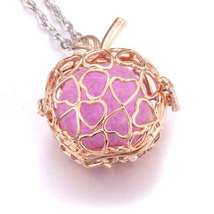 New Pocket gift bag style Aromatherapy lockets Perfume Aroma Diffuser necklace Essential Oils Diffuser cage Pendant Necklace