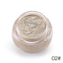 Love Alpha Glitter Eyeshadow Gel Metallic Powder Pigment Perfume Shining Cosmetics 3D Eye Makeup Highlighter Creamy Palette