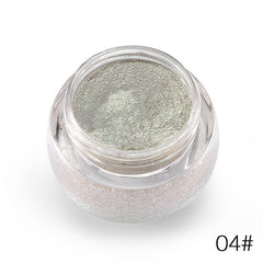 Love Alpha Glitter Eyeshadow Gel Metallic Powder Pigment Perfume Shining Cosmetics 3D Eye Makeup Highlighter Creamy Palette