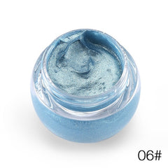 Love Alpha Glitter Eyeshadow Gel Metallic Powder Pigment Perfume Shining Cosmetics 3D Eye Makeup Highlighter Creamy Palette