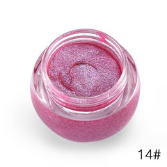 Love Alpha Glitter Eyeshadow Gel Metallic Powder Pigment Perfume Shining Cosmetics 3D Eye Makeup Highlighter Creamy Palette