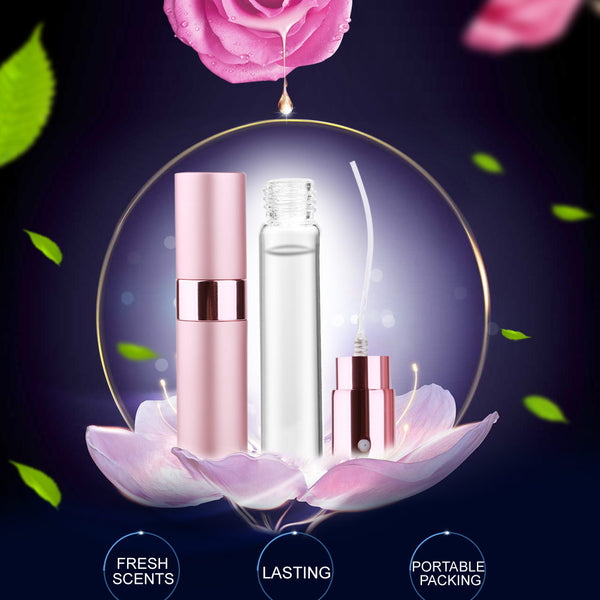 Fashion 8ml 3 Colors Women Atomizer Parfume Beautiful Package Female Parfum Lady Flower Fruit Fragrance Perfumes Long Lasting